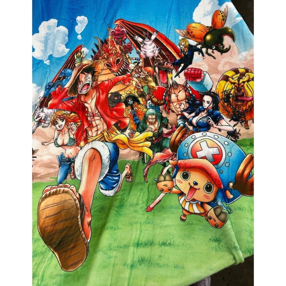 One Piece Anime HD Printed Ultra Soft Blanket 60 in. x 45 in